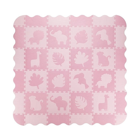 Covoras de Joaca Puzzle 150x150 cm Momi Zawi Pink