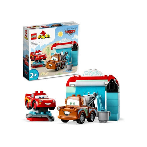 Distractie la spalatorie cu Lightning McQueen si Mater