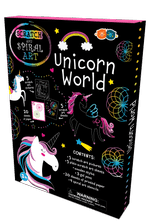 Set Creatie Scratch & Spiral - Lumea Unicornilor