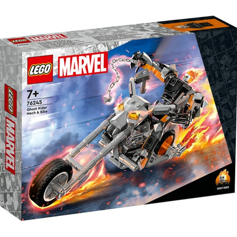 LEGO Super Heroes Robot si Motocicleta Ghost Rider 76245