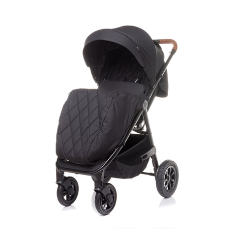 Carucior Sport cu Roti Gonflabile 4Baby Stinger Air Negru