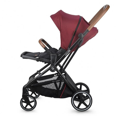 Coccolle - Carucior Modular 2 in 1 Coccolle cu Parte Sport si Landou Saliara Cabernet