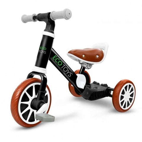 Bicicleta de echilibru 3 in 1 cu pedale pentru copii LC-V1322 - Negru