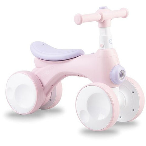 Momi - Bicicleta Momi cu Lumini, Sunet si Difuzor de Balonase, Tobis Pink