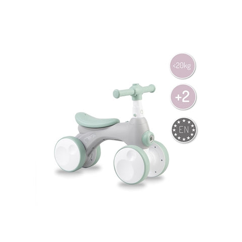 Momi  - Bicicleta Momi cu Lumini, Sunet si Difuzor de Balonase, Tobis Grey
