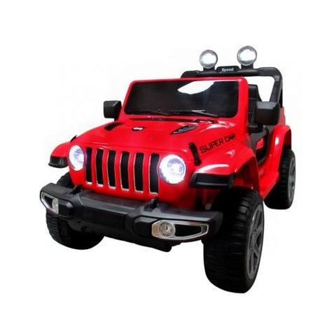Jeep electric R-Sport 4 X 4 cu telecomanda X4 Rosu