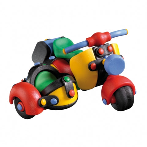 Jucarie de construit 3D Motocicleta cu atas 089.017, 12.7 cm