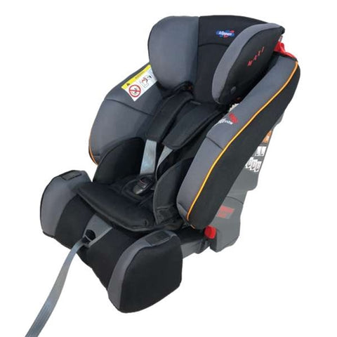 Sistem Modular Klippan Triofix Maxi 9-36 Kg Rear-Facing Black Orange + Dinofix 0-13 Kg Black/Grey + Baza Isofix