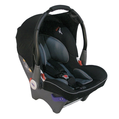 Sistem Modular Klippan Triofix Maxi 9-36 Kg Rear-Facing Black Orange + Dinofix 0-13 Kg Black/Grey + Baza Isofix