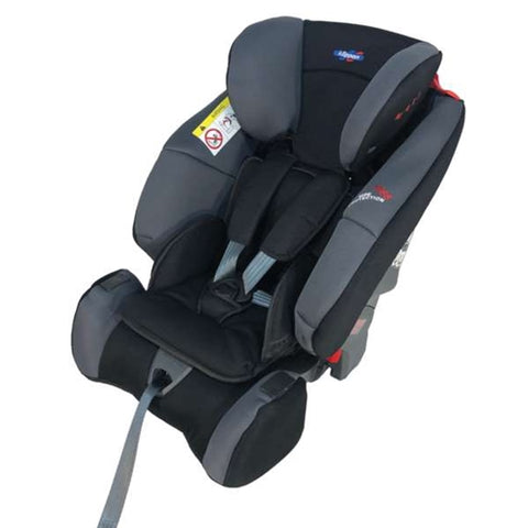 Sistem Modular Klippan Triofix Maxi 9-36 Kg Rear-Facing Sport + Dinofix 0-13 Kg Black/Grey + Baza Isofix