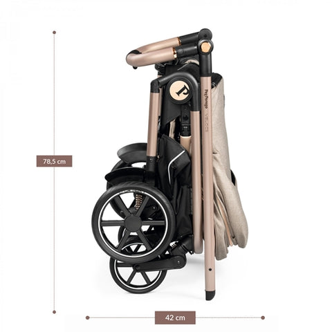 Carucior 3 in 1 Veloce, Lounge,  0 - 22 kg, Mon Amour, Bej / Roz