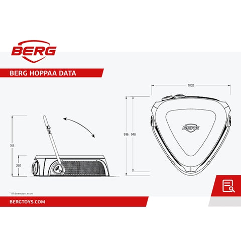 BERG Toys- Trambulina de Interior  Hoppaa