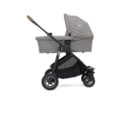 Joie - Carucior Multifunctional 3 in 1 Joie Versatrax Gray, Landou Ramble Gray Flannel, Scoica i-Gemm Shale