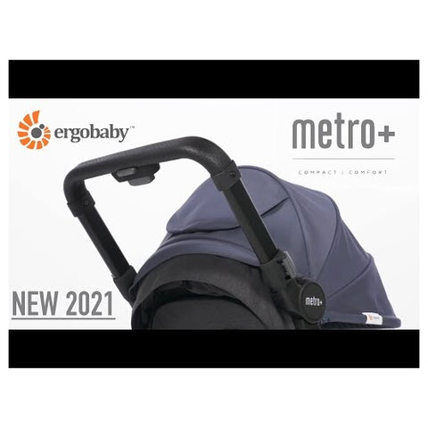 Ergobaby  - Carucior Ergobaby Compact Metro + cu Parte Sport Transformabila in Landou Slate Grey 0 - 22kg