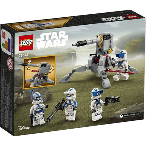 LEGO- Set de Constructii Star Wars Pachet de Lupta Clone Troopers Divizia 501 75345 