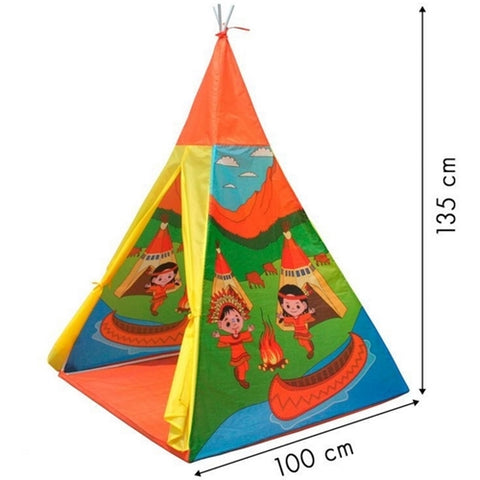 Cort Indian Teepee de Joaca Pentru Copii IPLAY Tip Wigwam