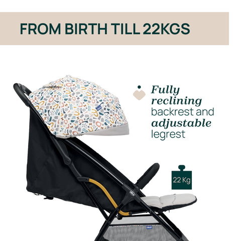 Carucior sport Chicco Glee, JokingBeige (Bej), 0luni+