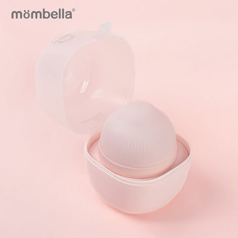 Mombella - Biberon Anticolici Mombella Breast-Like cu Tetina M flux mediu, 100% Silicon, 210 ml Old Roze