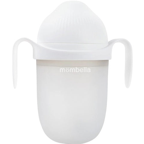 Mombella - Biberon Anticolici Mombella Breast-Like cu Tetina 360° XL Flux Consistent, 100% Silicon, 300 ml Ivory