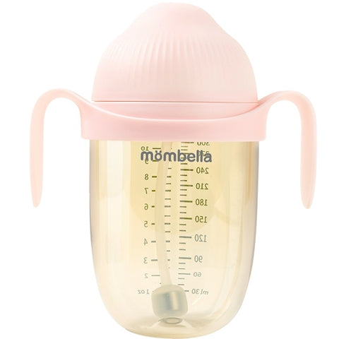 Mombella - Biberon Anticolici Mombella Breast-Like cu Tetina 360° XL Flux Consistent, PPSU, 300 ml Old Roze