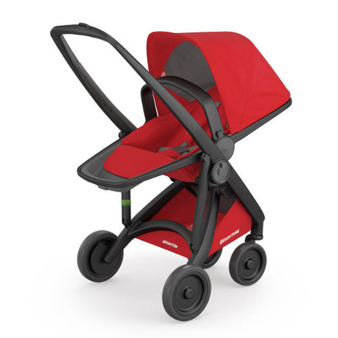 Greentom - Carucior Reversible Ecologic cu Cadru Negru