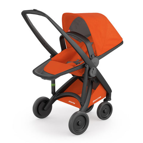 Greentom - Carucior Reversible Ecologic cu Cadru Negru