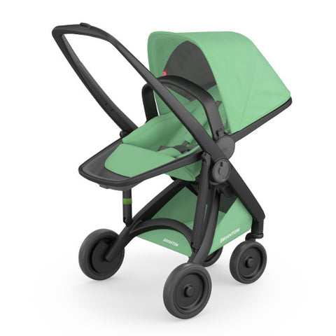 Greentom - Carucior Reversible Ecologic cu Cadru Negru