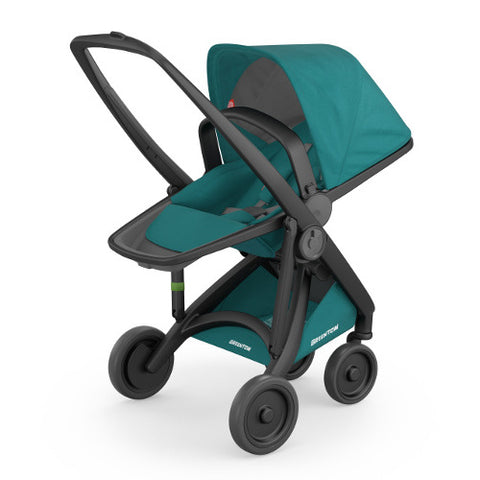 Greentom - Carucior Reversible Ecologic cu Cadru Negru