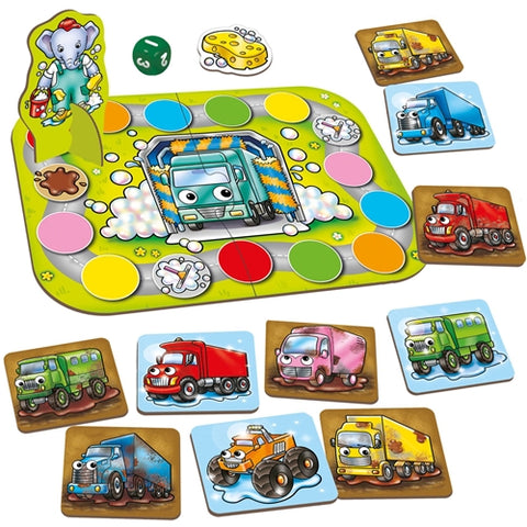  Orchard Toys - Joc de Societate Camioane Noroioase MUCKY TRUCKS