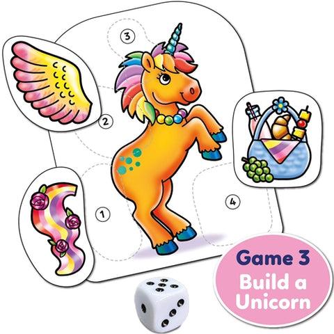 Orchard Toys- Joc de Societate  Distractia Unicornilor UNICORN FUN
