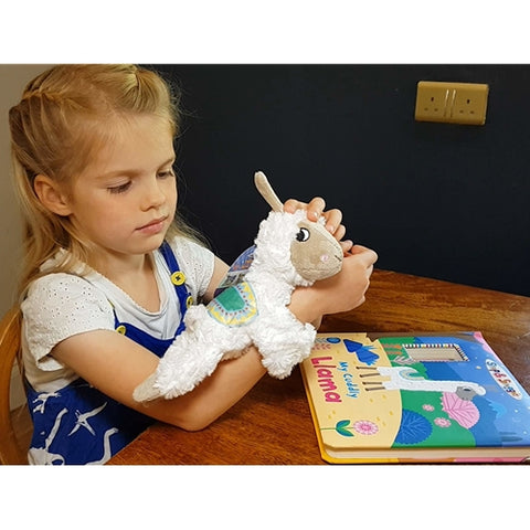  Buddy&Barney - Jucarie de Plus Lama Mea Dragalasa si Carticica in Limba Engleza