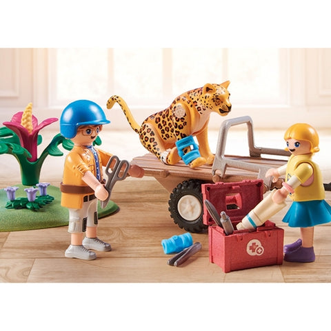 Playmobil - Set de Constructie Playmobil Vehicul Pentru Salvarea Animalelor