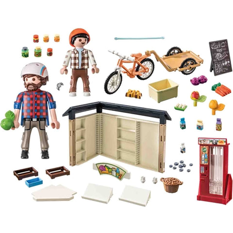 Playmobil  - Set de Constructie Playmobil Magazinul Non Stop De La Ferma