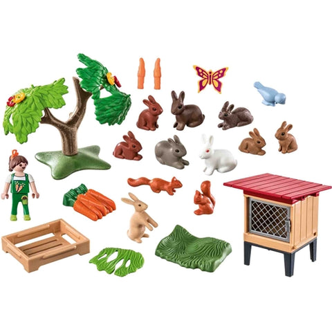 Playmobil  - Set de Constructie Playmobil Cusca Pentru Iepurasi