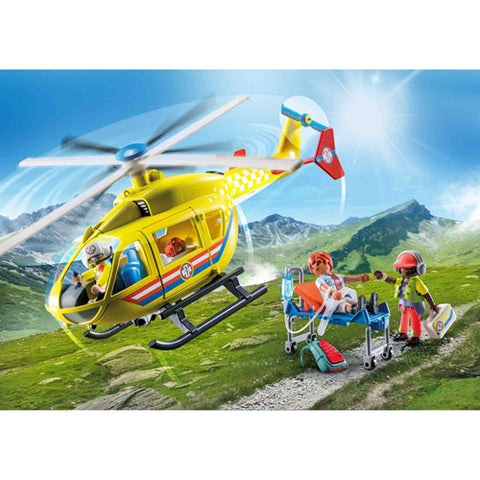 Playmobil  - Set de Constructie Playmobil Elicopter Galben De Salvare