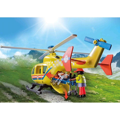 Playmobil  - Set de Constructie Playmobil Elicopter Galben De Salvare