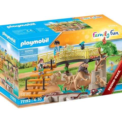 Playmobil  - Set de Constructie Playmobil Tarc Exterior Pentru Lei