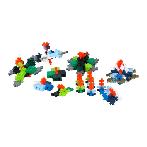 Plus Plus- Puzzle Invata sa Construiesti Figurine, 240 piese