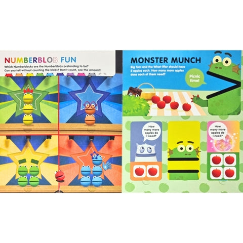 Numberblocks - Carticica Deschide Ferestrele in Limba Engleza, Monstruleti