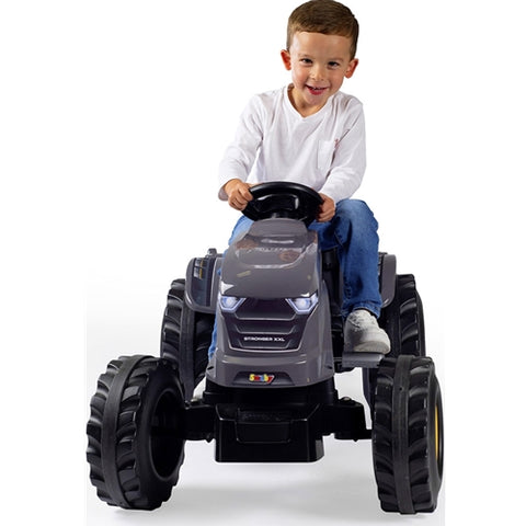 Smoby - Tractor cu Pedale si Remorca Stronger XXL Gri
