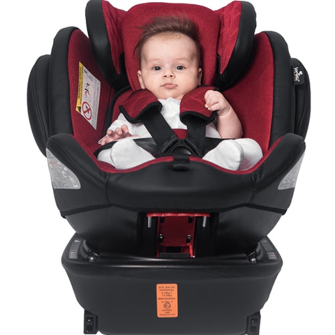 Lorelli - Scaun Auto Lorelli Rotativ 360 cu Sistem Isofix Aviator Lemmon Curry 0-36 kg