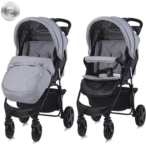 Lorelli  - Carucior Sport Lorelli cu Husa de Picioare Olivia Cool Grey