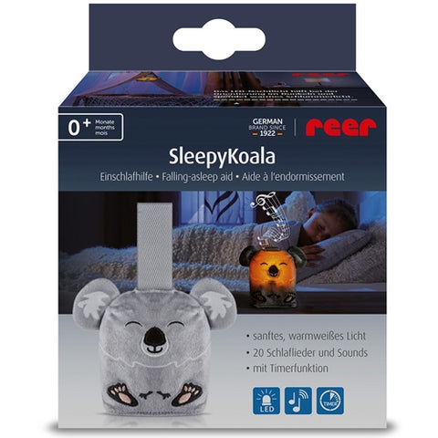 Reer - Jucarie din Plus pentru Somn Reer Sleepy Koala cu Lumina de Veghe si Muzica 52451