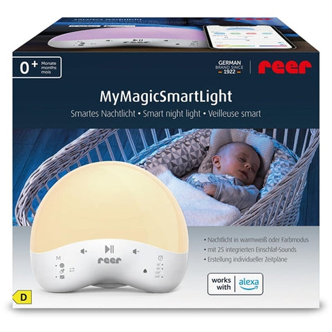 Reer - Lampa de Veghe Inteligenta cu 25 de Sunete, Multicolora, Wi-Fi cu smartphone 52470