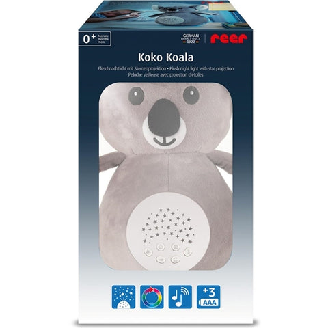 Reer - Jucarie din Plus cu Lampa de Veghe si Proiector Reer Koko Koala 52431