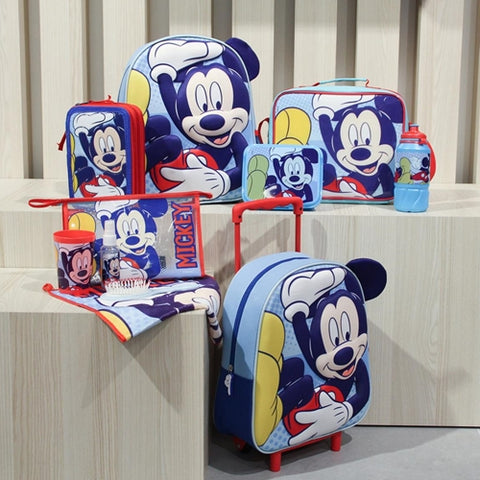 Cerda - Penar Echipat Mickey Mouse cu 3 Compartimente, 43 piese