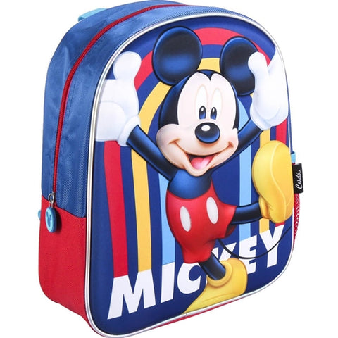 Cerda-Rucsac Mickey Mouse 3D cu luminite, 25x31x10 cm