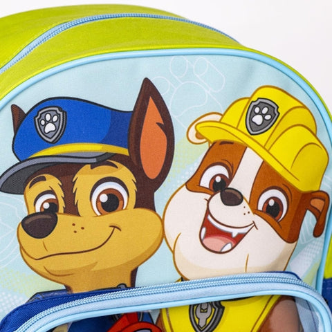 Cerda- Rucsac Paw Patrol cu buzunar transparent, 25x30x12 cm