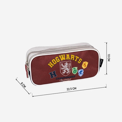 Cerda - Penar Harry Potter Hogwarts cu 2 compartimente, 22x8x10 cm