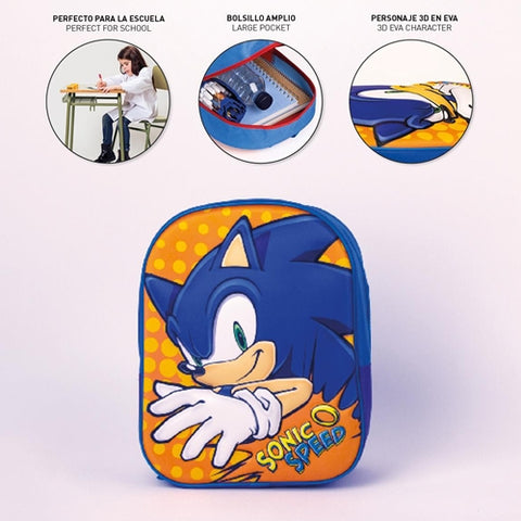 Cerda - Rucsac 3D Sonic Speed, 25x31x10 cm